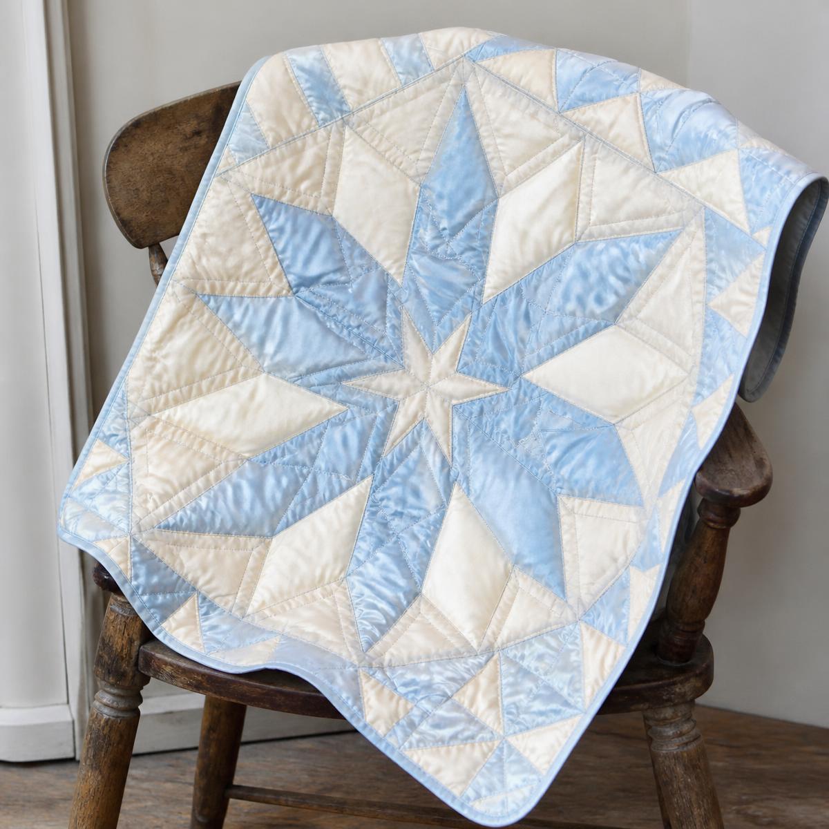 Dawn Cradle Star handmade star quilt